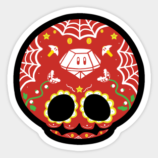 Dia De Muertos Toad Sticker